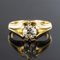 Anello con diamanti a 0,80 carati e oro giallo a 18 carati, XIX secolo, Immagine 3
