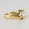 19th Century 0.80 Carat Diamond and 18 Karat Yellow Gold Bangle Ring 12