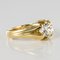 19th Century 0.80 Carat Diamond and 18 Karat Yellow Gold Bangle Ring, Image 12