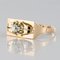 Ring aus 18 Karat Gelbgold in Diamanten-Optik, 1940er 7