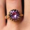 French Gold Amethyst Ring, 1900s, Image 3