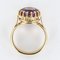 Französischer Gold Amethyst Ring, 1900er 14