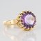 French Gold Amethyst Ring, 1900s, Image 9