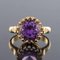 French Gold Amethyst Ring, 1900s 13