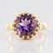 French Gold Amethyst Ring, 1900s, Image 10