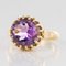 French Gold Amethyst Ring, 1900s 4