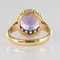French Gold Amethyst Ring, 1900s, Image 11