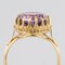 Französischer Gold Amethyst Ring, 1900er 6