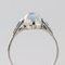 2.30 Carat Moonstone and Calibrated Sapphire White Gold Ring 11
