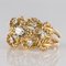 Diamond 18 Karat Yellow Gold Cords Dome Ring, 1960s 4