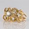 Diamond 18 Karat Yellow Gold Cords Dome Ring, 1960s, Image 4