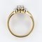 French Diamond Gold Ring 14