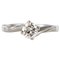 0.55 Carat Diamond Gold Solitaire Ring 1