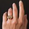 French Diamond and Gold Tank Ring, Image 12