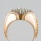 French Diamond and Gold Tank Ring 5