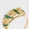Green Enamel Diamond and Gold Ring, 1980s, Image 7