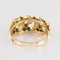 Ring aus Grüner Emaille mit Gold und Diamanten, 1980er 9