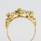 Green Enamel Diamond and Gold Ring, 1980s 14