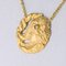 Cadena francesa de oro amarillo y diamantes de 18 quilates con medallón, Imagen 8