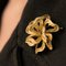 French 18 Karat Yellow Gold Knot Brooch, 1950s 5