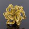 Broche en Or Jaune 18 Carat avec Noeud, 1950s 9