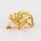French 18 Karat Yellow Gold Knot Brooch, 1950s, Image 15