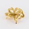 French 18 Karat Yellow Gold Knot Brooch, 1950s 13