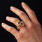 Diamond and 18 Karat Yellow Gold Clover Ring, 1940s 6