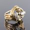 Diamond and 18 Karat Yellow Gold Clover Ring, 1940s 5