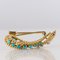 Antique Diamond and Turquoise Brooch, Imagen 11