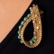 Antique Diamond and Turquoise Brooch, Image 4