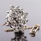 Antique Diamond and Silver Rose Gold Brooch 9