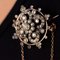 Antique Diamond and Silver Rose Gold Brooch 8