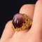 16 Carat Watermelon Cabochon Tourmaline Gold Ring, Image 6