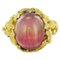 16 Carat Watermelon Cabochon Tourmaline Gold Ring, Image 1