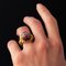 16 Carat Watermelon Cabochon Tourmaline Gold Ring, Image 8