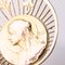 French 19th Century 18 Karat Rose Gold Haloed Virgin Medal 7
