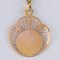 French 19th Century 18 Karat Rose Gold Haloed Virgin Medal 8