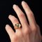 French 0.13 Carat Diamond and 18 Karat Yellow Gold Ring, 1950s, Imagen 8