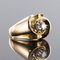 French 0.13 Carat Diamond and 18 Karat Yellow Gold Ring, 1950s, Image 4