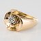 French 0.13 Carat Diamond and 18 Karat Yellow Gold Ring, 1950s 6