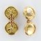 14 Karat Yellow Gold Round Shape Cufflinks, 1960s, Set of 2, Immagine 11