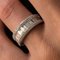 1.28 Carat Baguette Diamond and 18 Karat White Gold Band Ring, Image 4