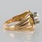 French 0.83 Carat Diamond Rose Gold Ring, 1960s, Image 6