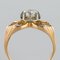 French 0.83 Carat Diamond Rose Gold Ring, 1960s 9