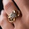 French 0.83 Carat Diamond Rose Gold Ring, 1960s 4