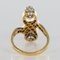 French Platinum and Gold Diamond Ring, 1900s, Image 8