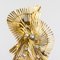 French Diamond and 18 Karat Yellow Gold Retro Brooch, 1950s, Image 10