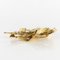 French Diamond and 18 Karat Yellow Gold Retro Brooch, 1950s, Image 12