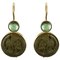 Lava Stone Gold Drop Earrings, Set of 2 1